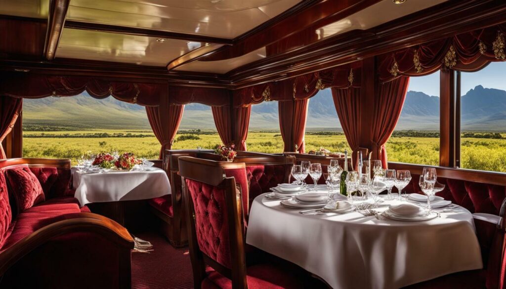 luxury train journey in South Africa